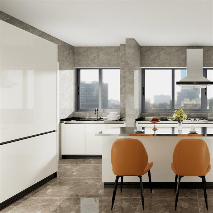 White Gloss Cupboards Kitchen best