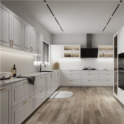 Mobili da cucina a legna bianca